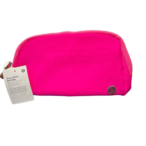 New Lululemon Sonic Pink Everywhere Belt Bag 1L Rare Color Hard to Find!** - Picture 1 of 5